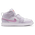 Jordan 1 Mid SE Fem  - Girls' Preschool Barely Grape/Atomic Pink