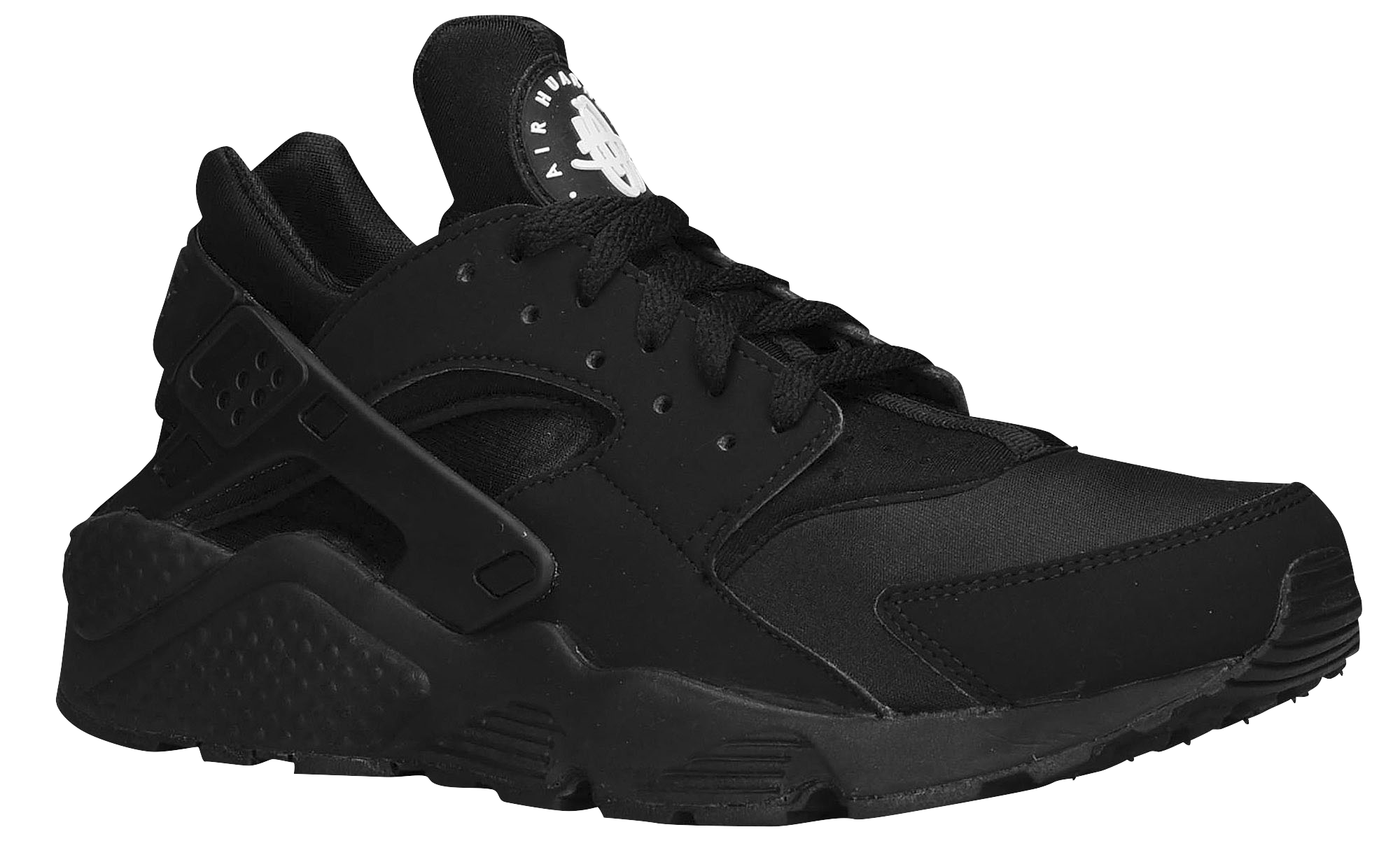 black and white huaraches mens