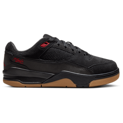 Boys' Grade School - Jordan Flight Court  - Black/Varsity Red/Gum