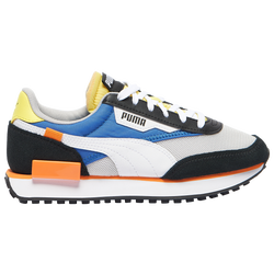 Boys' Grade School - PUMA Future Rider Splash - Black/Grey/Yellow