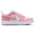 Jordan AJ 1 Low  - Girls' Preschool White/Soft Pink