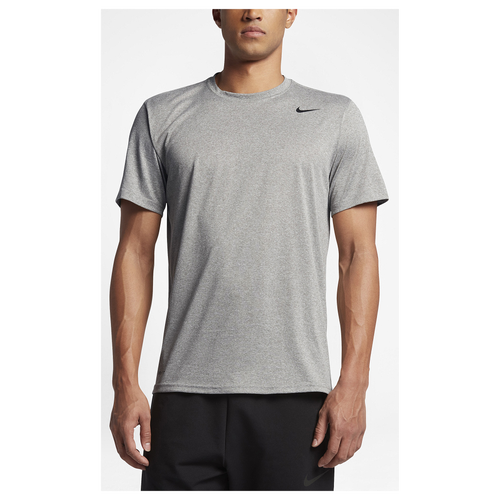 

Nike Mens Nike Legend 2.0 Short Sleeve T-Shirt - Mens Dk Grey Heather/Black Size XXL