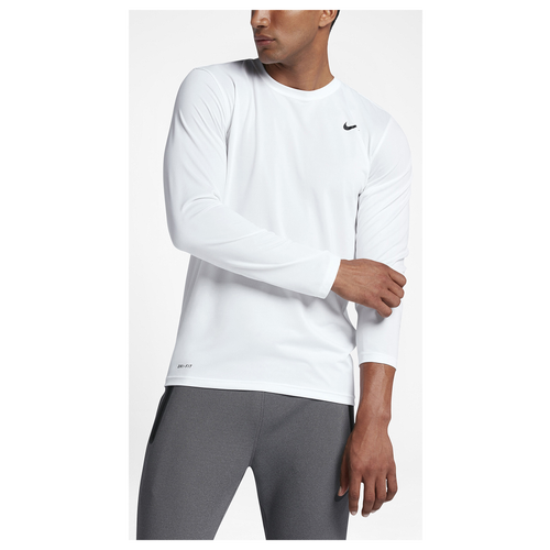 

Nike Mens Nike Legend 2.0 Long Sleeve T-Shirt - Mens White/Black Size XXL