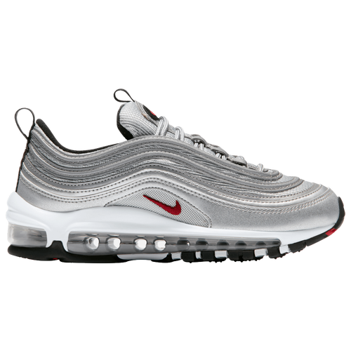 

Boys Nike Nike Air Max 97 - Boys' Grade School Shoe Silver/Silver Size 04.0