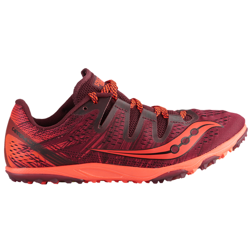 Saucony Carrera XC3 Flat - Women's Track Flats - Berry / Vizi Red - S19040-2