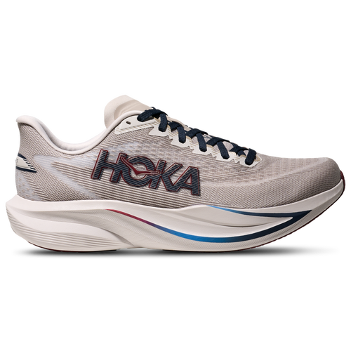 Mens HOKA Mach 7 - Running Shoes - Grey / Red / Blue Size 12.0