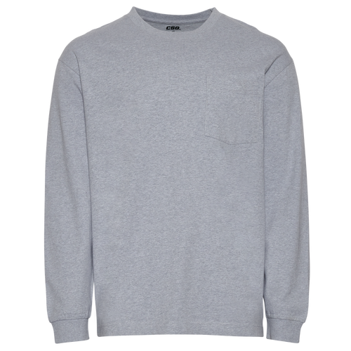 

CSG Mens CSG Hometown Long Sleeve T-Shirt - Mens Gray Size L