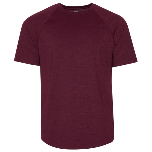 Csg Mens  Active Reign T-shirt In Burgundy