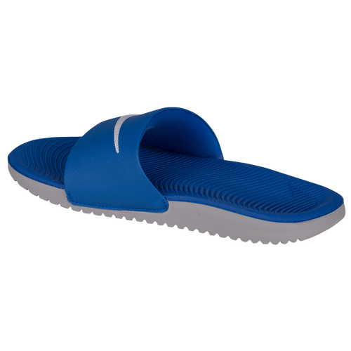 

Boys Nike Nike Kawa Slides - Boys' Grade School Shoe Hyper Cobalt/White Size 04.0