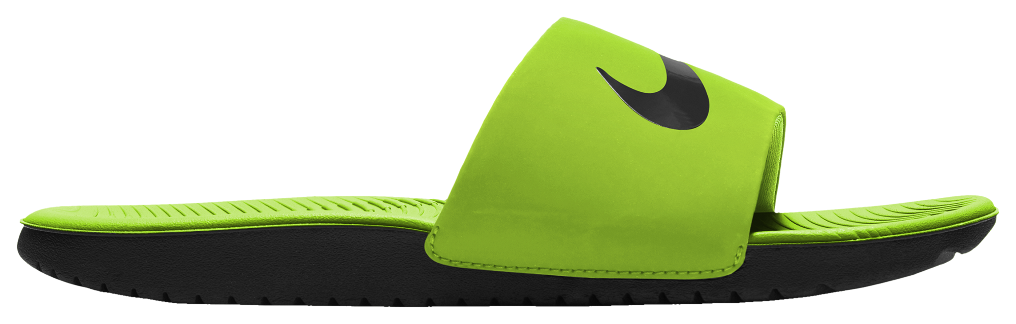 nike slides neon