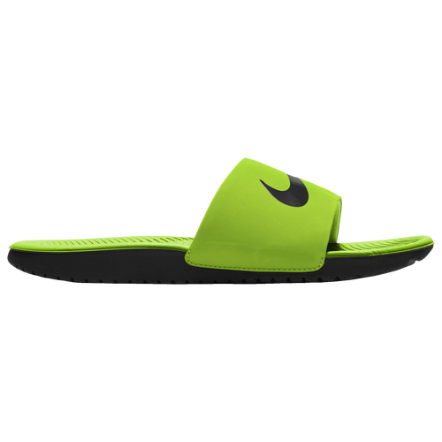 

Boys Nike Nike Kawa Slide - Boys' Grade School Shoe Volt/Black Size 06.0