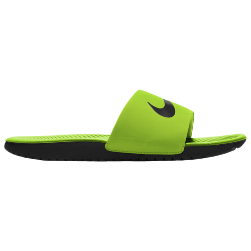 

Nike Boys Nike Kawa Slides - Boys' Grade School Shoes Black/Volt Size 5.0