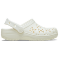 Crocs Floral Cutout Clogs - Crocs Chalk