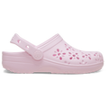 Crocs Floral Cutout Clogs - Crocs Pink Milk