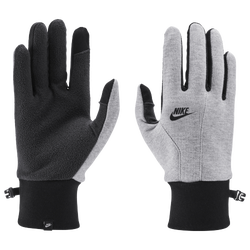 Men's - Nike Tech Fleece Gloves 2.0 - Dark Grey Heather/Black/Black