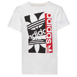 Boys' Grade School - adidas Originals Reflection Graphic T-Shirt - White/Black