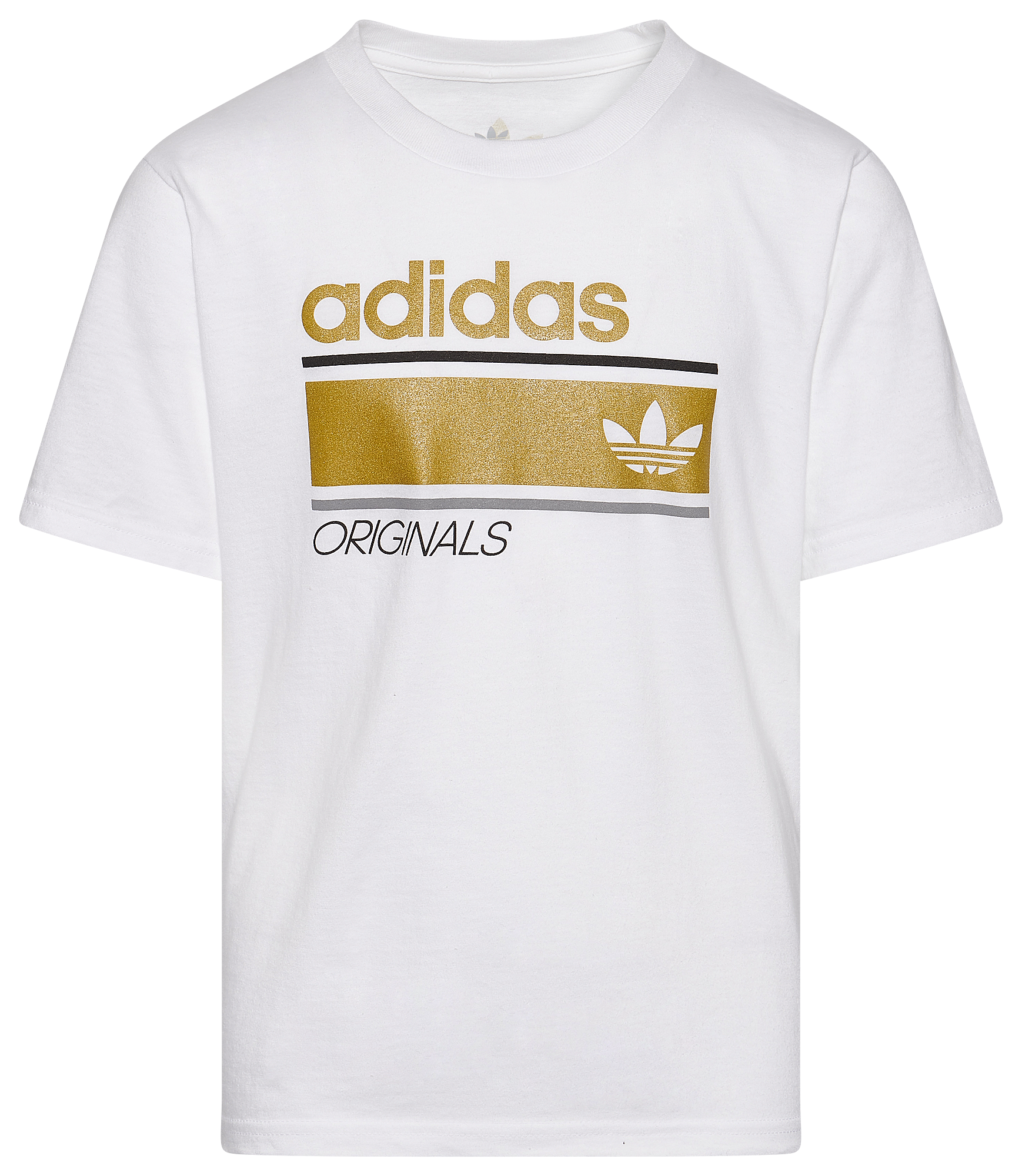 white and gold adidas t shirt