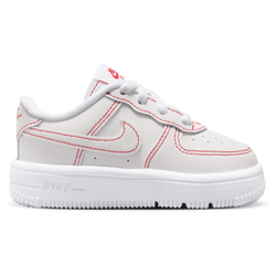 Boys' Toddler - Nike Air Force 1 Low LV8 1 Lace - White/University Red
