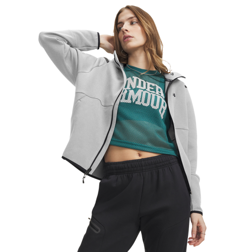  - Under Armour Unstoppable Fleece Full-Zip - Black/Mod Gray