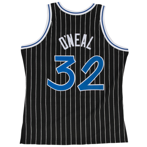 

Mitchell & Ness Mens Shaquille O'neal Mitchell & Ness Magic Swingman Jersey - Mens Black Size L