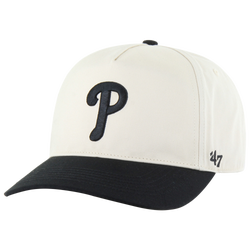 Men's - 47 Brand Phillies Two Tone Hitch Visor - Black/Natural