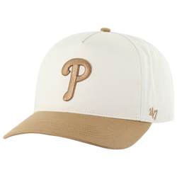 Men's - 47 Brand Phillies Two Tone Hitch Visor - Natural/Camel