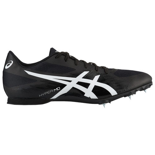 ASICS® Hyper MD 7 - Men's Mid Distance Spikes - Black / White - 1091A018-001