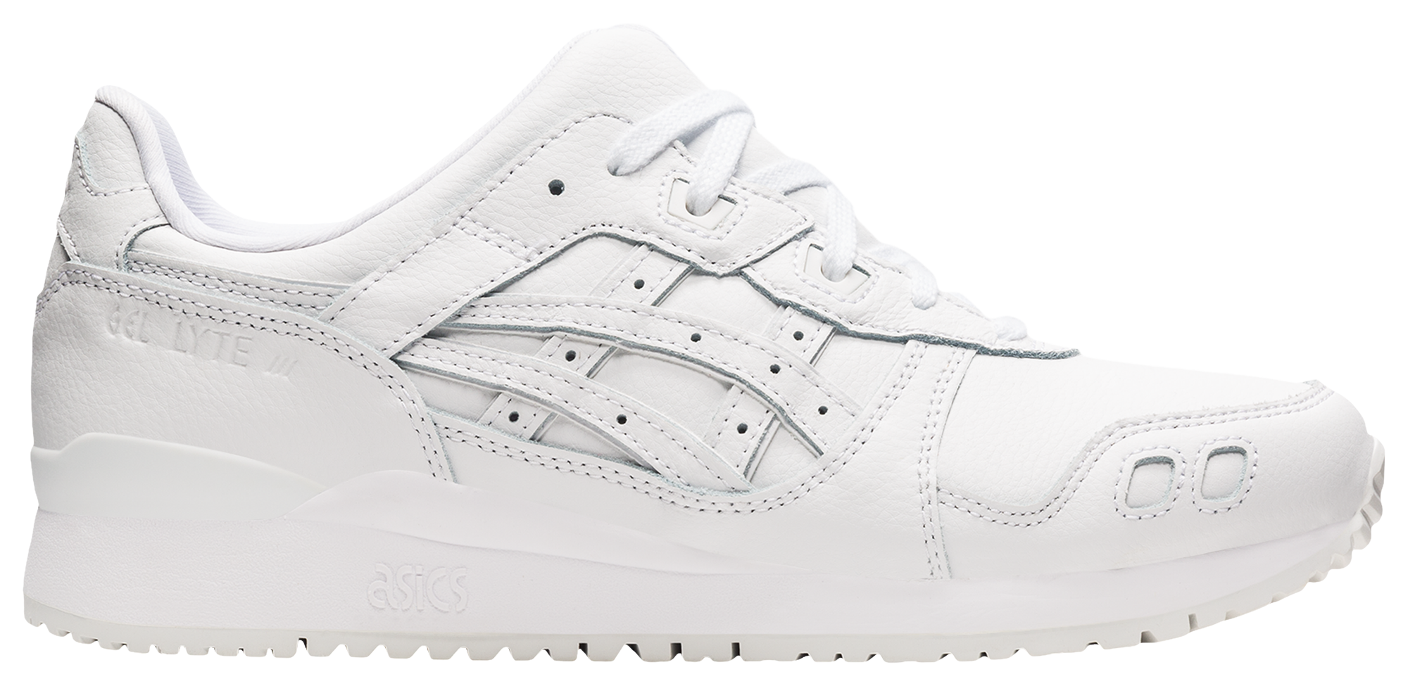 White 2025 asics footlocker