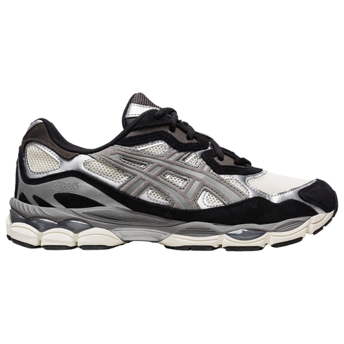 

ASICS Mens ASICS® GEL-NYC - Mens Running Shoes Ivory/Black/Clay Grey Size 8.5
