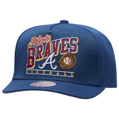 Mitchell & Ness Atlanta Braves  Braves Baseline Pro Pinch Cap In Blue
