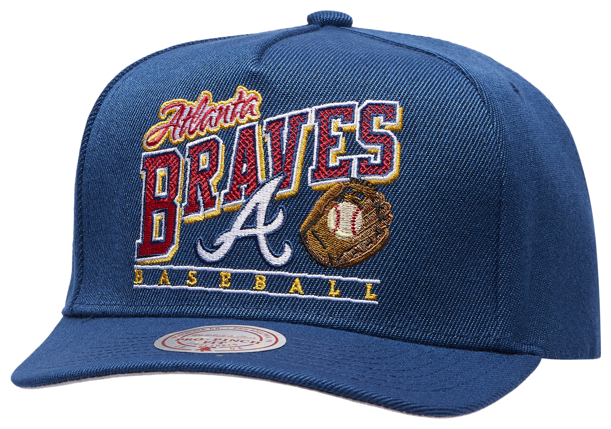 Mitchell & Ness Braves Baseline Pro Pinch Cap - Adult