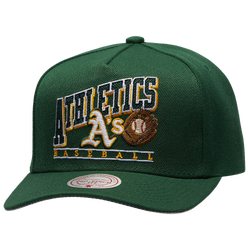 Adult - Mitchell & Ness Athletics Baseline Pro Pinch Cap - Green
