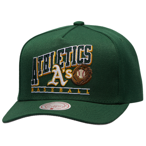 Mitchell & Ness Oakland Athletics  Athletics Baseline Pro Pinch Cap In Green