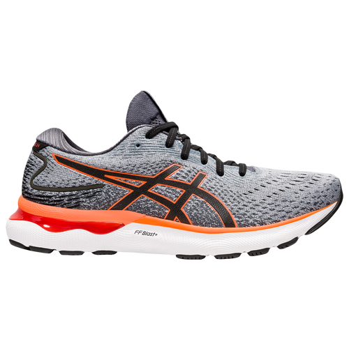 

ASICS Mens ASICS® Gel-Nimbus 24 - Mens Running Shoes Shock Orange/Sheet Rock Size 9.5