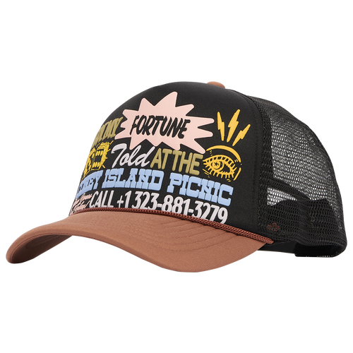 MENS - Coney Island Picnic Fortune Trucker Hat - Black