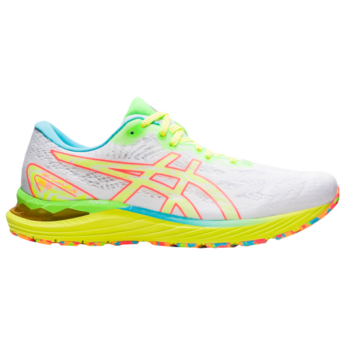 

ASICS Mens ASICS® GEL-Cumulus 23 - Mens Running Shoes White/Safety Yellow Size 9.5