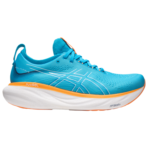 

ASICS Mens ASICS® Gel-Nimbus 25 - Mens Running Shoes Islang Blue/Sun Peach Size 09.0