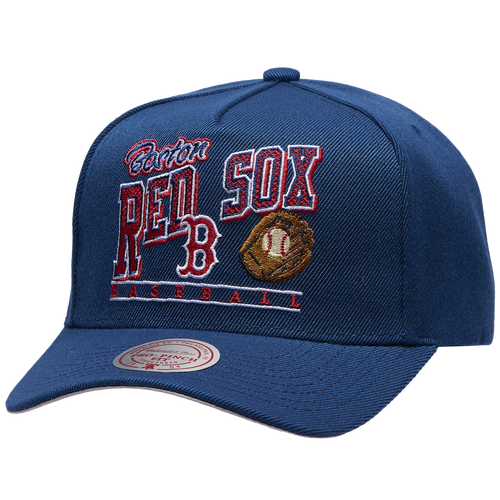 Mitchell & Ness Boston Red Sox  Red Sox Baseline Pro Pinch Cap In Blue