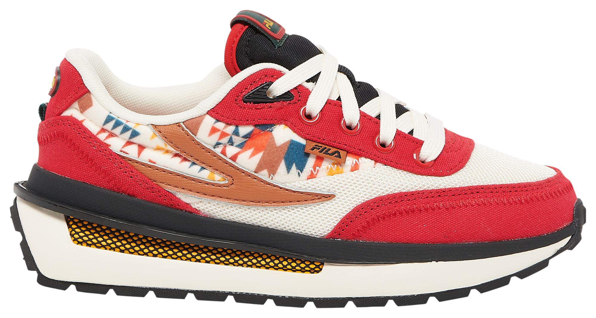 fila tennis shoes red