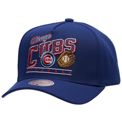 Adult - Mitchell & Ness Cubs Baseline Pro Pinch Cap - Blue
