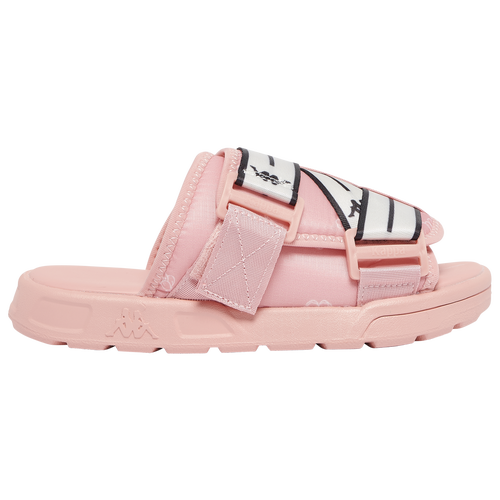 

Kappa Girls Kappa Authentic JPN Slides - Girls' Grade School Shoes Pink/White Size 06.0