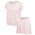 New Balance Rib Top & Skort Set - Girls' Preschool Rose Sugar/Rose Sugar