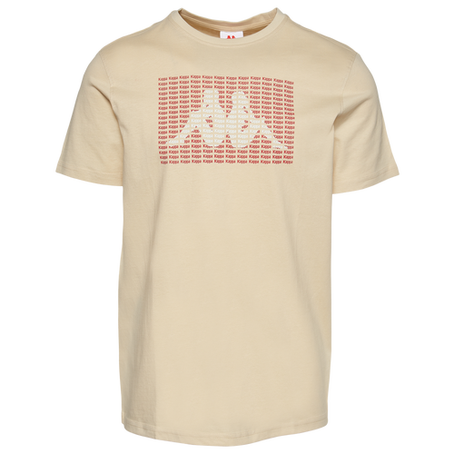 

Kappa Mens Kappa Authetic Graphik Ramone T-Shirt - Mens Beige/Beige Size L