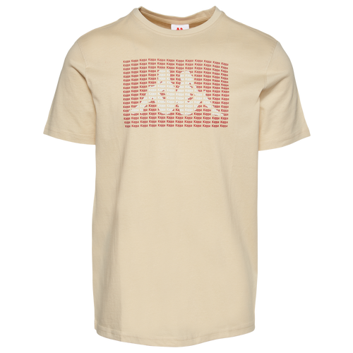 

Kappa Mens Kappa Authetic Graphik Ramone T-Shirt - Mens Beige/Beige Size M