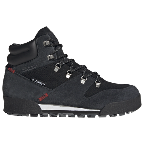 Adidas Originals Terrex Snowpitch Cold.rdy Boots In Black/black/scarlet