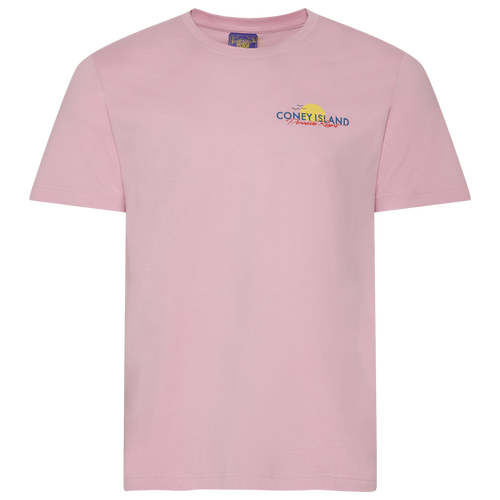 Coney Island Picnic Mens  Resort Short Sleeve T-shirt In Lilac/purple