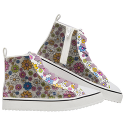Girls' Grade School - Steve Madden Shake Slides - White/Multi