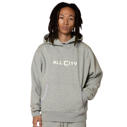 Men's - All City By Just Don Hoodie - Grey/Grey