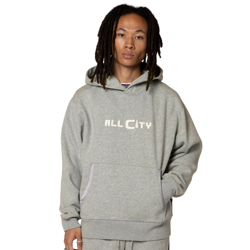 

All City By Just Don Mens All City By Just Don Hoodie - Mens Grey/Grey Size M