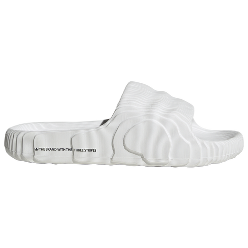 Adidas Originals Kids' Boys Adidas Adilette 22 In Crystal White/core Black